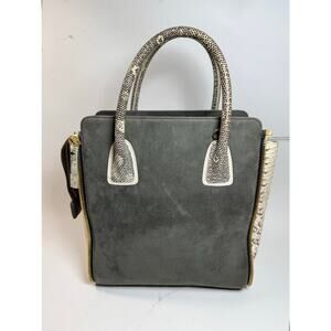 Paige Gamble Ines Ponyhair Bag Python $2400